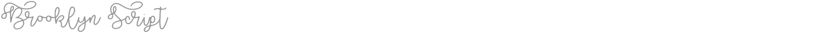 Brooklyn Script font preview